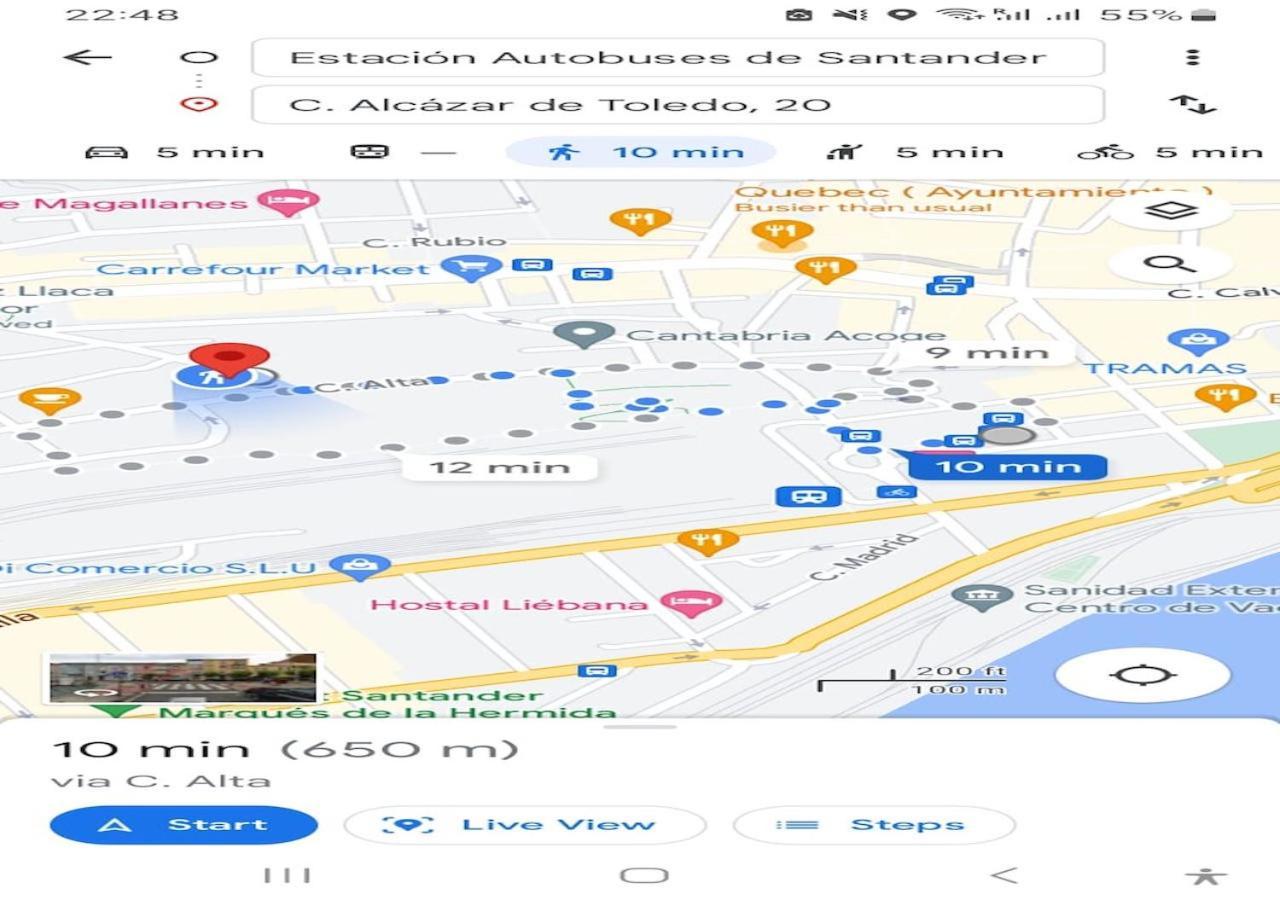 Habitaciones En El Atico De Tona Mirando A La Bahia De Сантандер Екстериор снимка